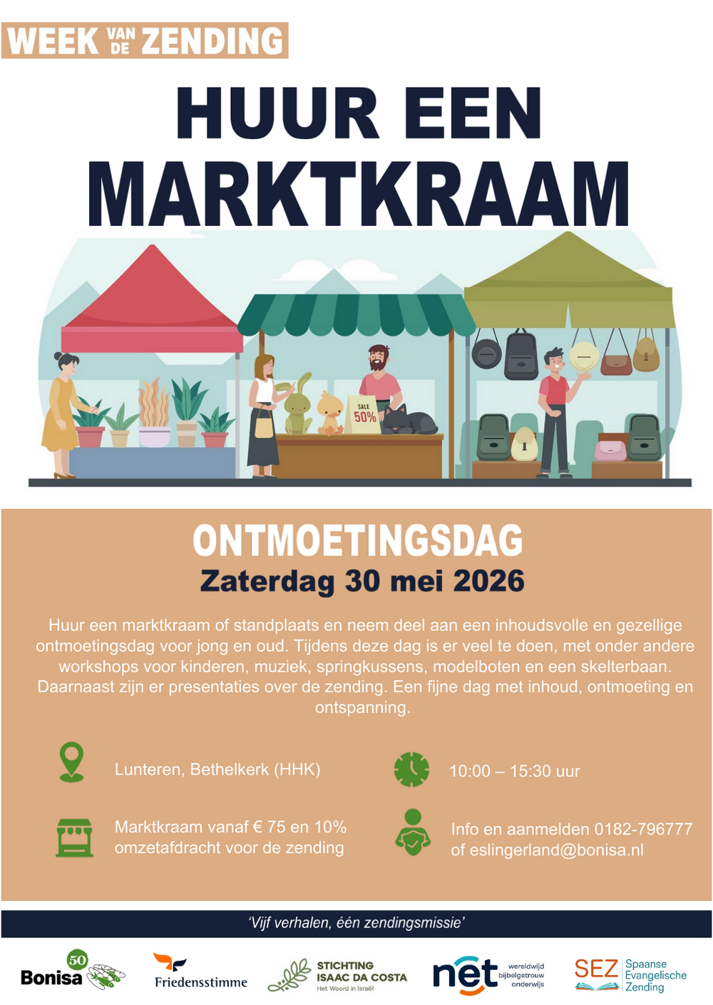 flyer marktkraam